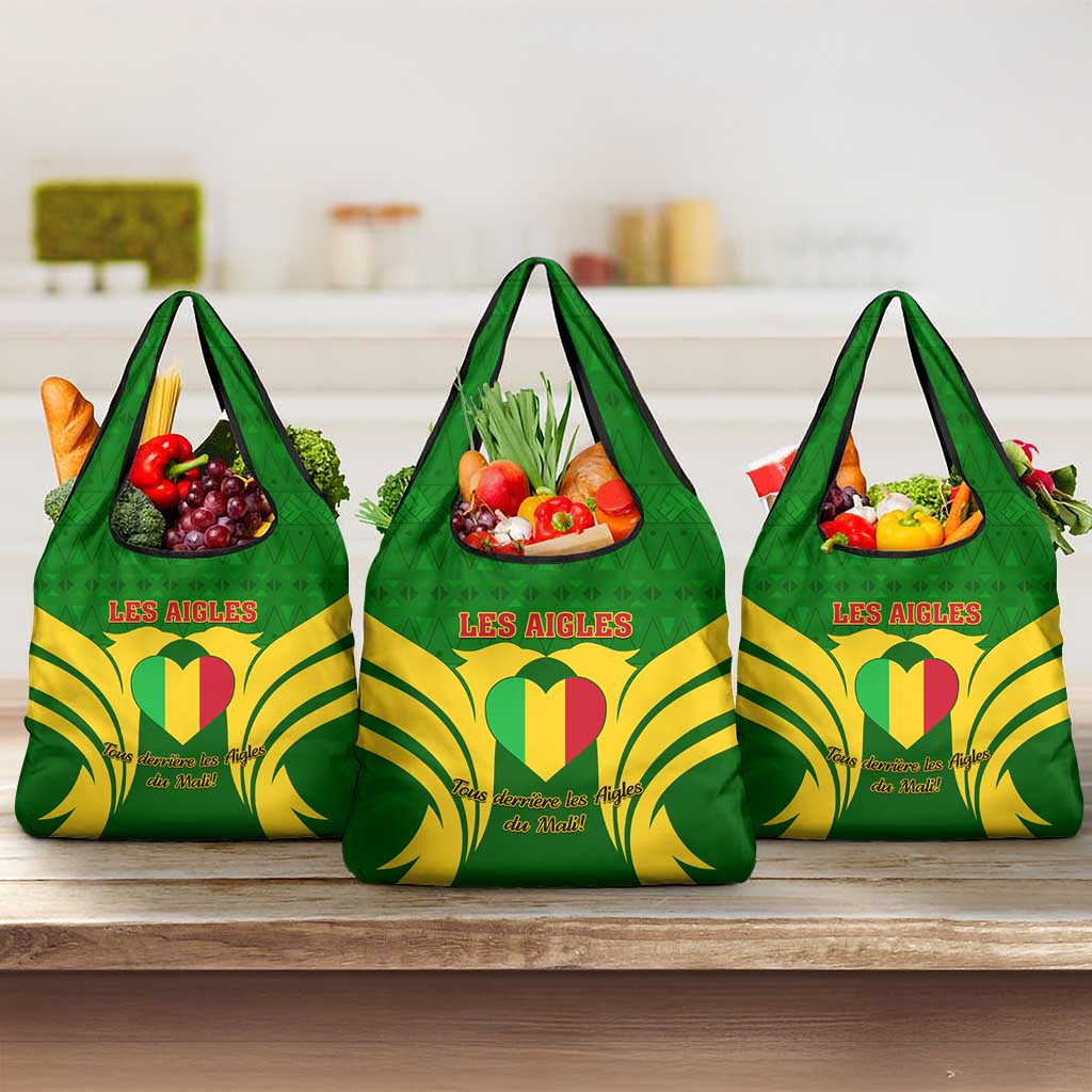 Support Les Aigles Du Mali - Mali Football Grocery Bag