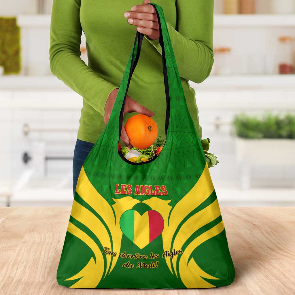 Support Les Aigles Du Mali - Mali Football Grocery Bag