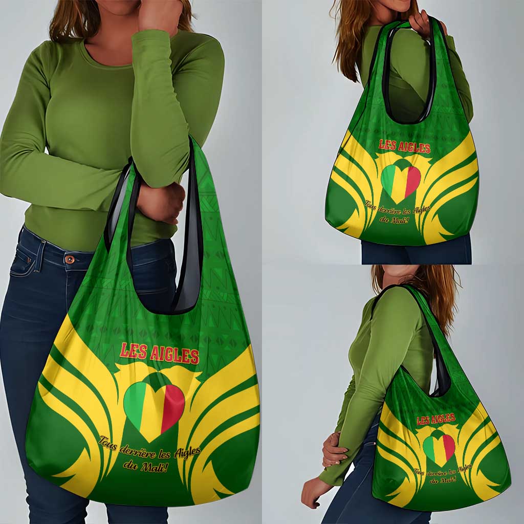 Support Les Aigles Du Mali - Mali Football Grocery Bag