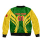 Support Les Aigles Du Mali - Mali Football Sleeve Zip Bomber Jacket