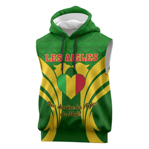 Support Les Aigles Du Mali - Mali Football Sleeveless Hoodie - African Pride