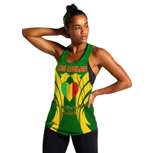 Support Les Aigles Du Mali - Mali Football Women Racerback Tank