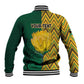 Personalized South Africa Baseball Jacket with Springbok and Proteas African Pattern LT01