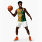 Personalized South Africa Basketball Jersey with Springbok and Proteas African Pattern - African Pride