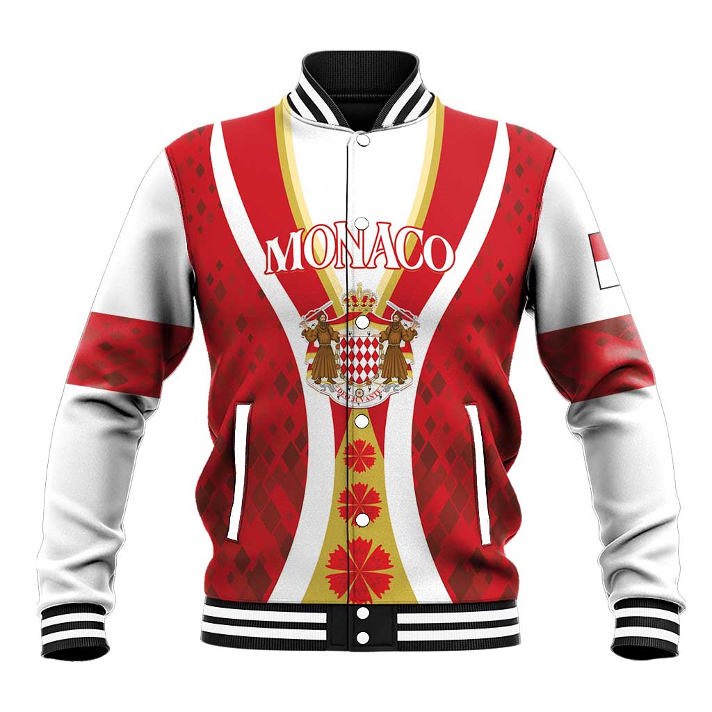 Personalized Monaco Baseball Jacket Deo Juvante Sporty Style LT01
