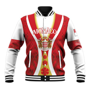 Personalized Monaco Baseball Jacket Deo Juvante Sporty Style LT01