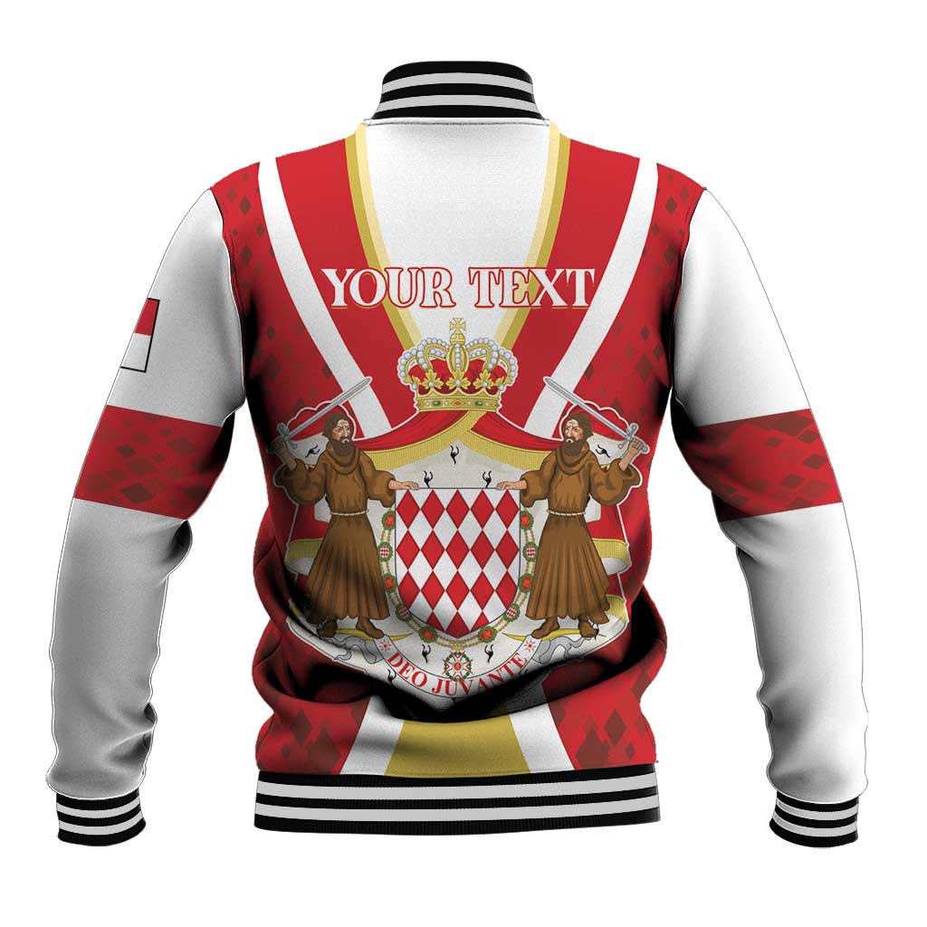 Personalized Monaco Baseball Jacket Deo Juvante Sporty Style LT01