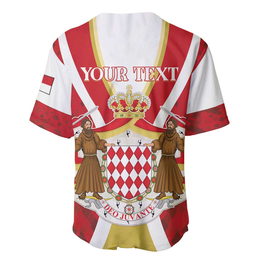 Personalized Monaco Baseball Jersey Deo Juvante Sporty Style