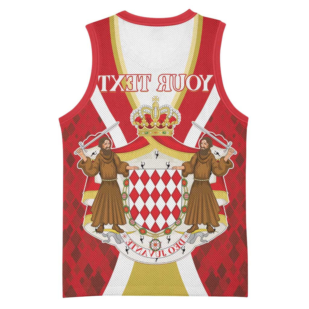 Personalized Monaco Basketball Jersey Deo Juvante Sporty Style - African Pride