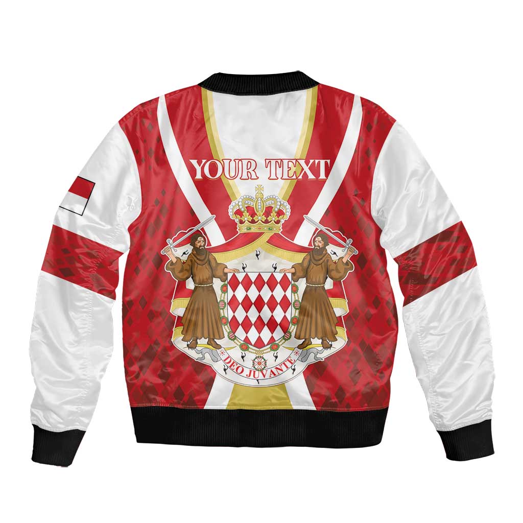 Personalized Monaco Bomber Jacket Deo Juvante Sporty Style