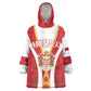 Personalized Monaco KId Wearable Blanket Hoodie Deo Juvante Sporty Style