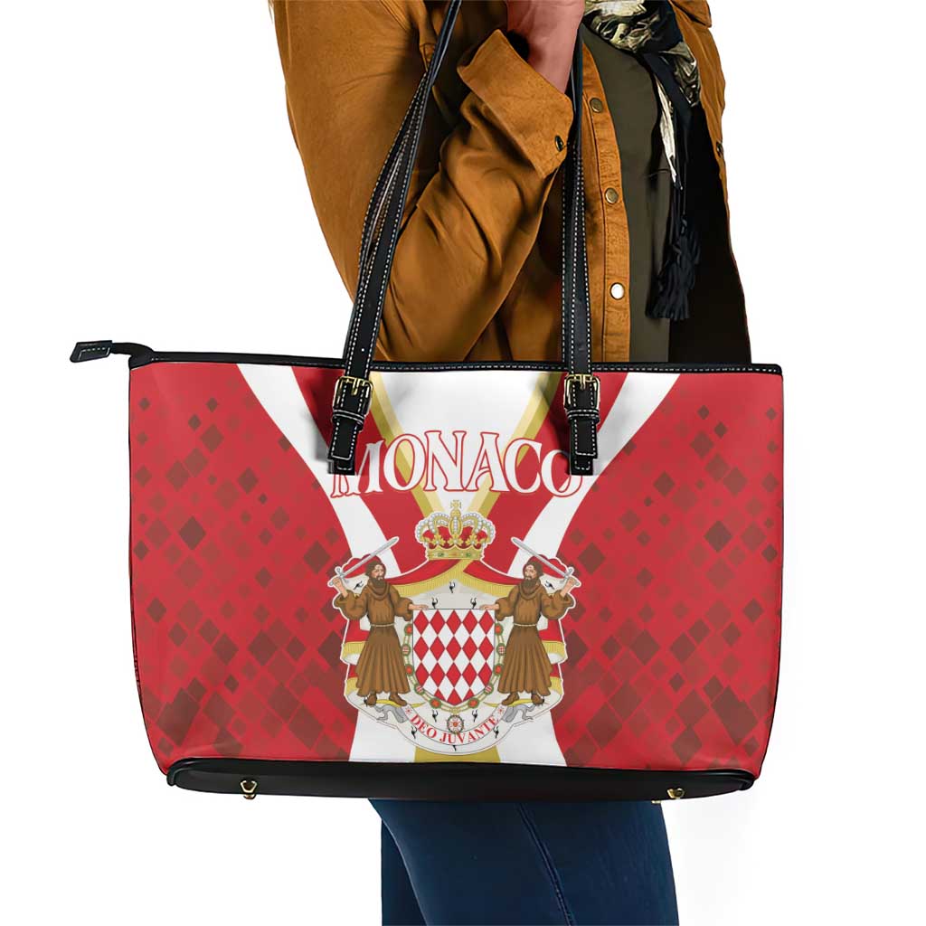 Monaco Leather Tote Bag Deo Juvante Sporty Style