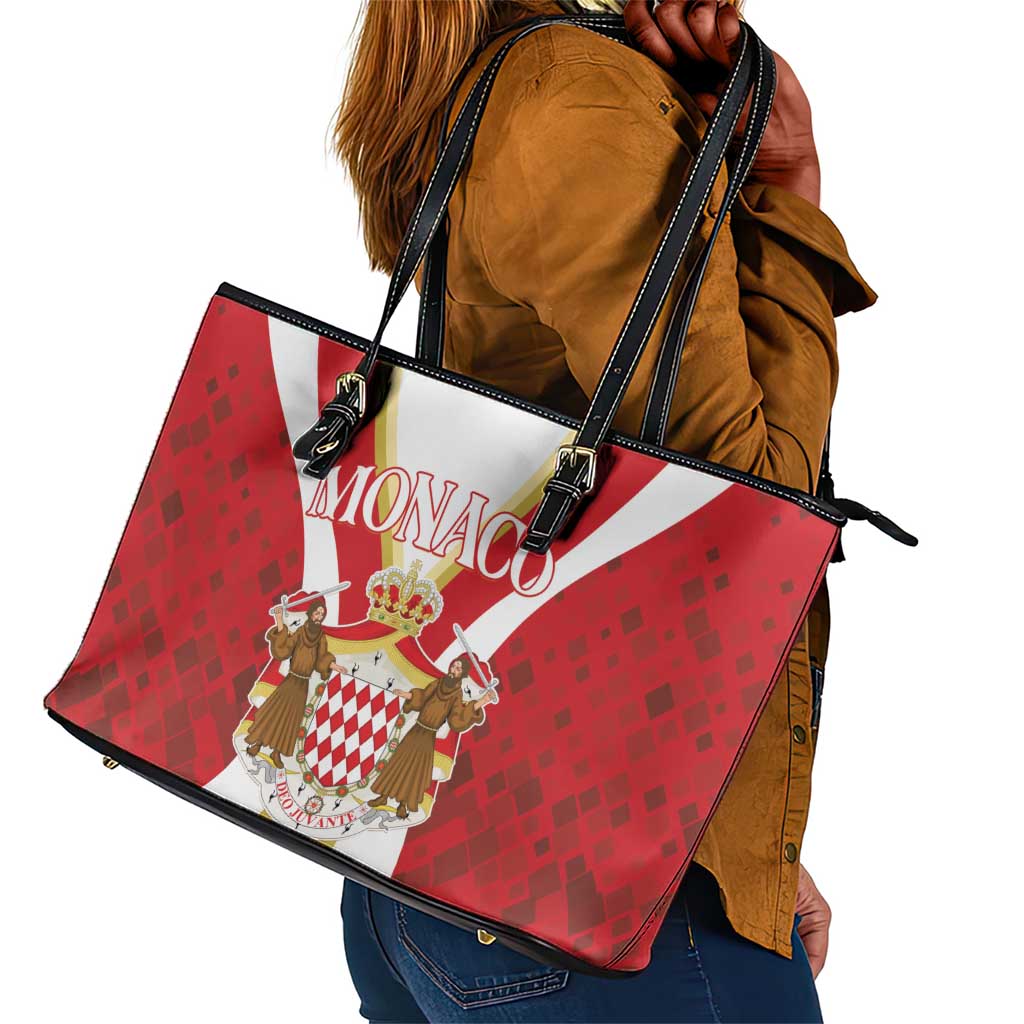 Monaco Leather Tote Bag Deo Juvante Sporty Style