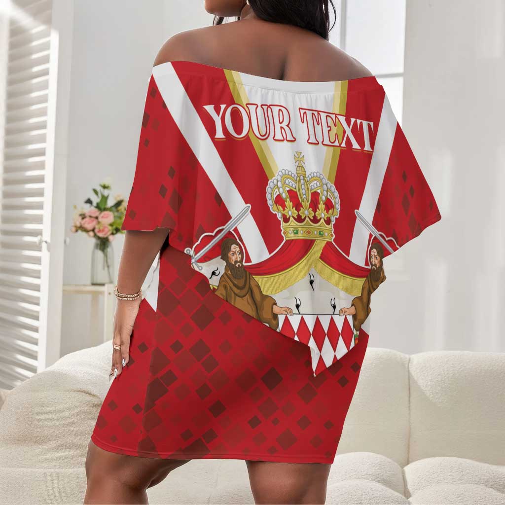 Personalized Monaco Off Shoulder Short Dress Deo Juvante Sporty Style