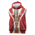 Personalized Monaco Sleeveless Zip Hoodie Deo Juvante Sporty Style - African Pride