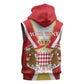 Personalized Monaco Sleeveless Zip Hoodie Deo Juvante Sporty Style - African Pride