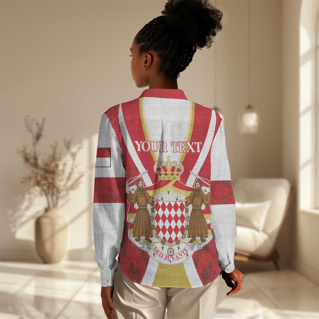 Personalized Monaco Women Casual Shirt Deo Juvante Sporty Style LT01