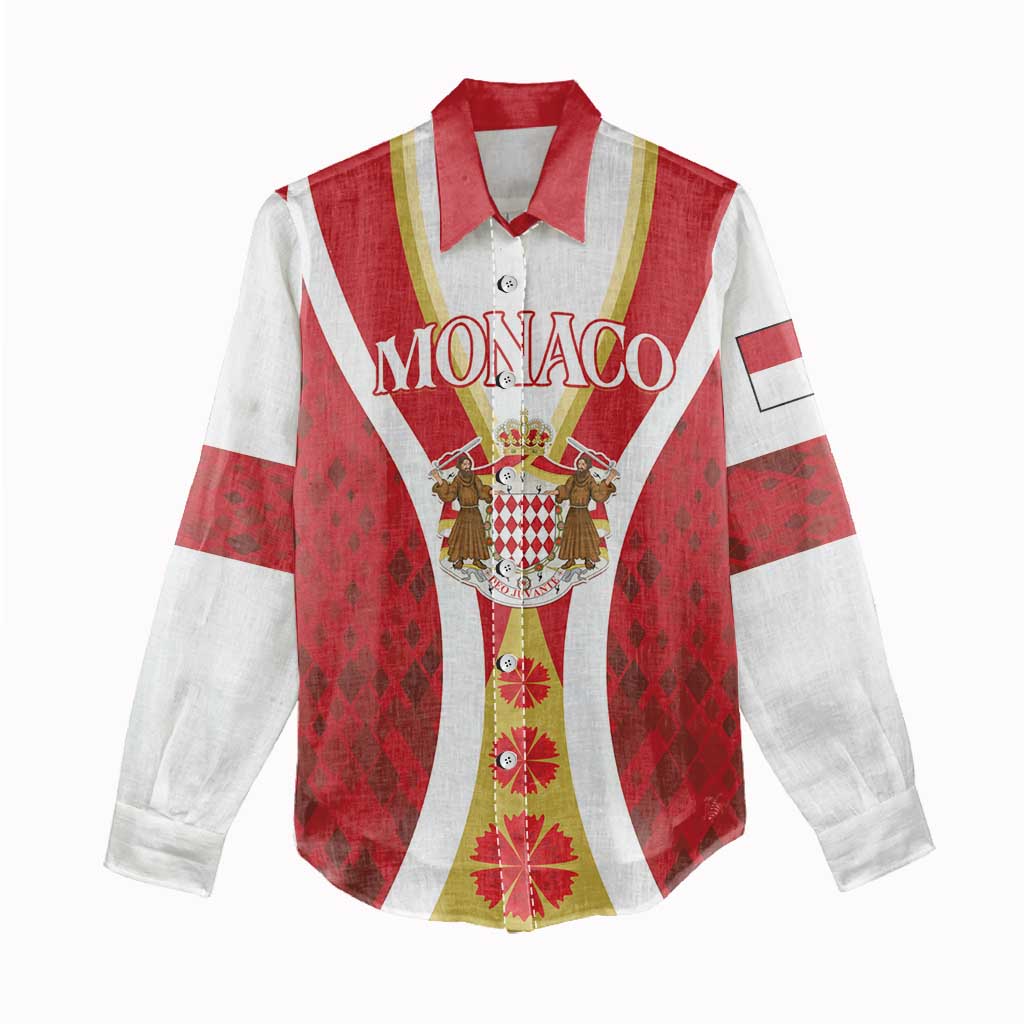 Personalized Monaco Women Casual Shirt Deo Juvante Sporty Style LT01