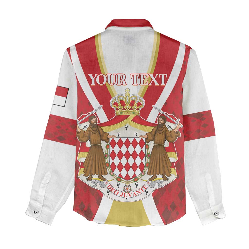 Personalized Monaco Women Casual Shirt Deo Juvante Sporty Style LT01