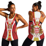 Personalized Monaco Women Racerback Tank Deo Juvante Sporty Style