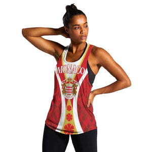 Personalized Monaco Women Racerback Tank Deo Juvante Sporty Style