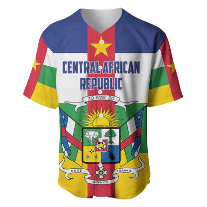 Personalized Central African Republic Baseball Jersey African Zo Kwe Zo