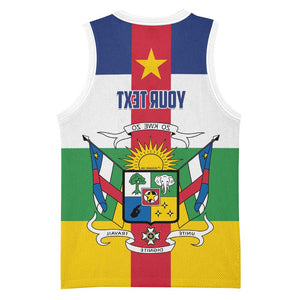 Personalized Central African Republic Basketball Jersey African Zo Kwe Zo - African Pride
