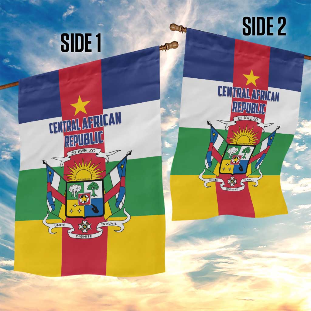 Central African Republic Garden Flag African Zo Kwe Zo