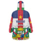Personalized Central African Republic KId Wearable Blanket Hoodie African Zo Kwe Zo