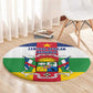 Central African Republic Round Carpet African Zo Kwe Zo