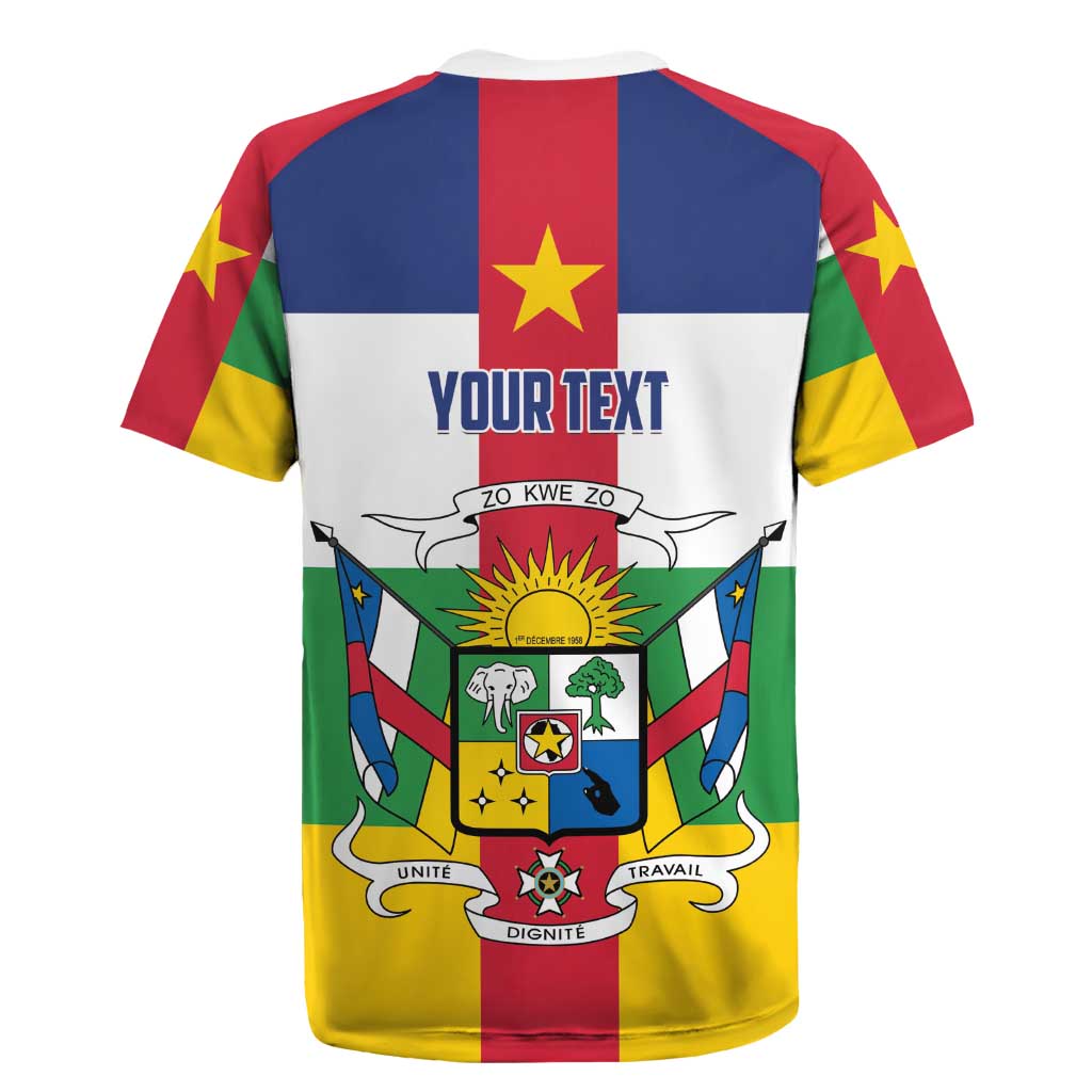 Personalized Central African Republic Rugby Jersey African Zo Kwe Zo