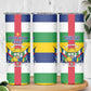 Personalized Central African Republic Skinny Tumbler African Zo Kwe Zo