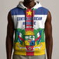 Personalized Central African Republic Sleeveless Hoodie African Zo Kwe Zo - African Pride