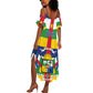 Personalized Central African Republic Summer Maxi Dress African Zo Kwe Zo