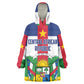 Personalized Central African Republic Wearable Blanket Hoodie African Zo Kwe Zo