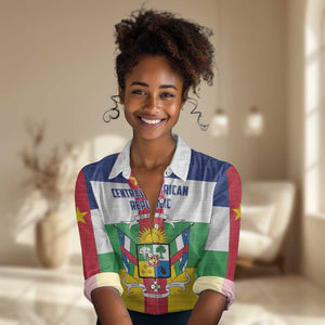 Personalized Central African Republic Women Casual Shirt African Zo Kwe Zo LT01