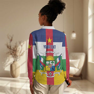 Personalized Central African Republic Women Casual Shirt African Zo Kwe Zo LT01