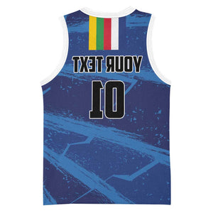 Custom Central African Republic Football Basketball Jersey African Come On Les Fauves - African Pride