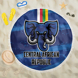 Central African Republic Football Beach Blanket African Come On Les Fauves