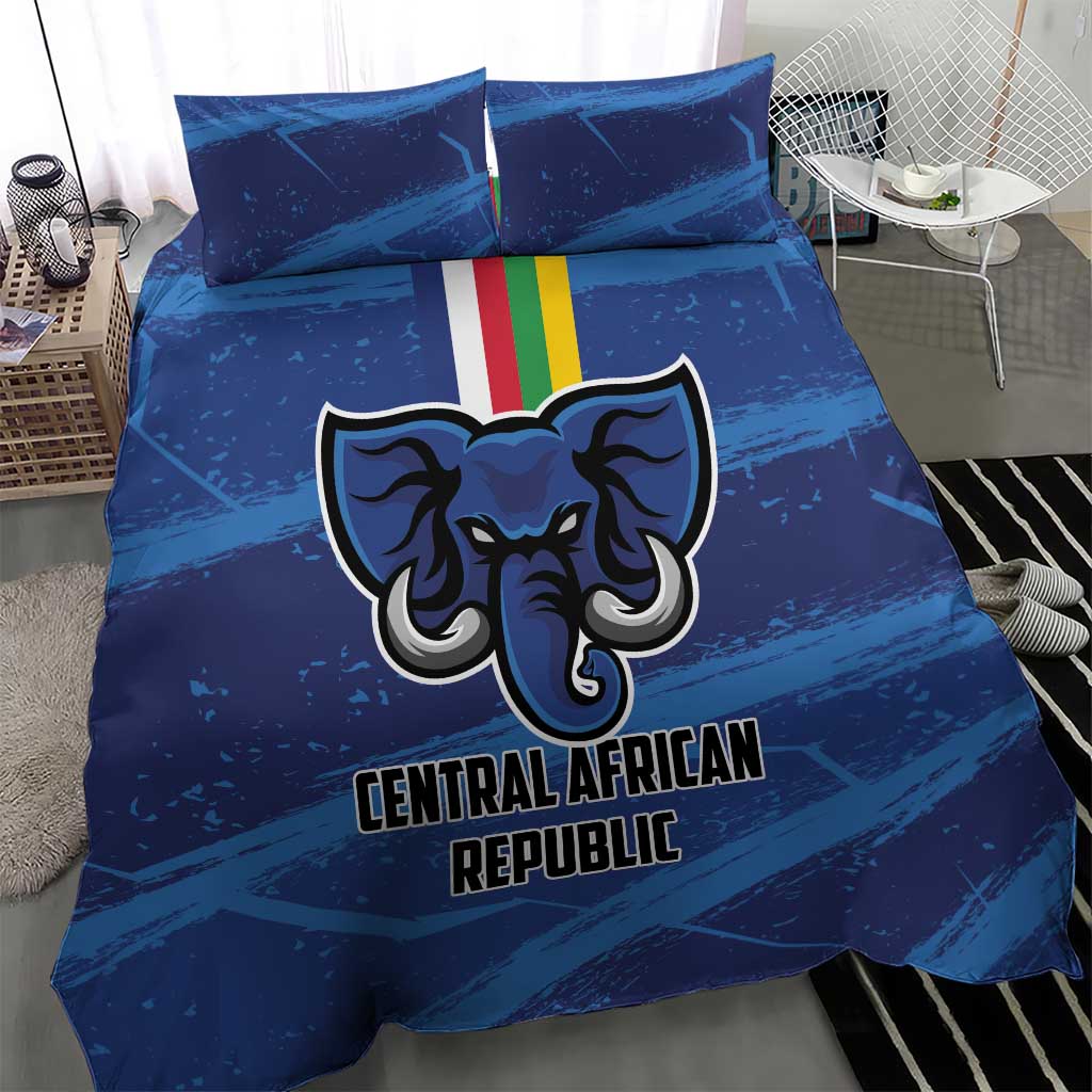 Central African Republic Football Bedding Set African Come On Les Fauves