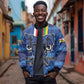 Custom Central African Republic Football Bomber Jacket African Come On Les Fauves