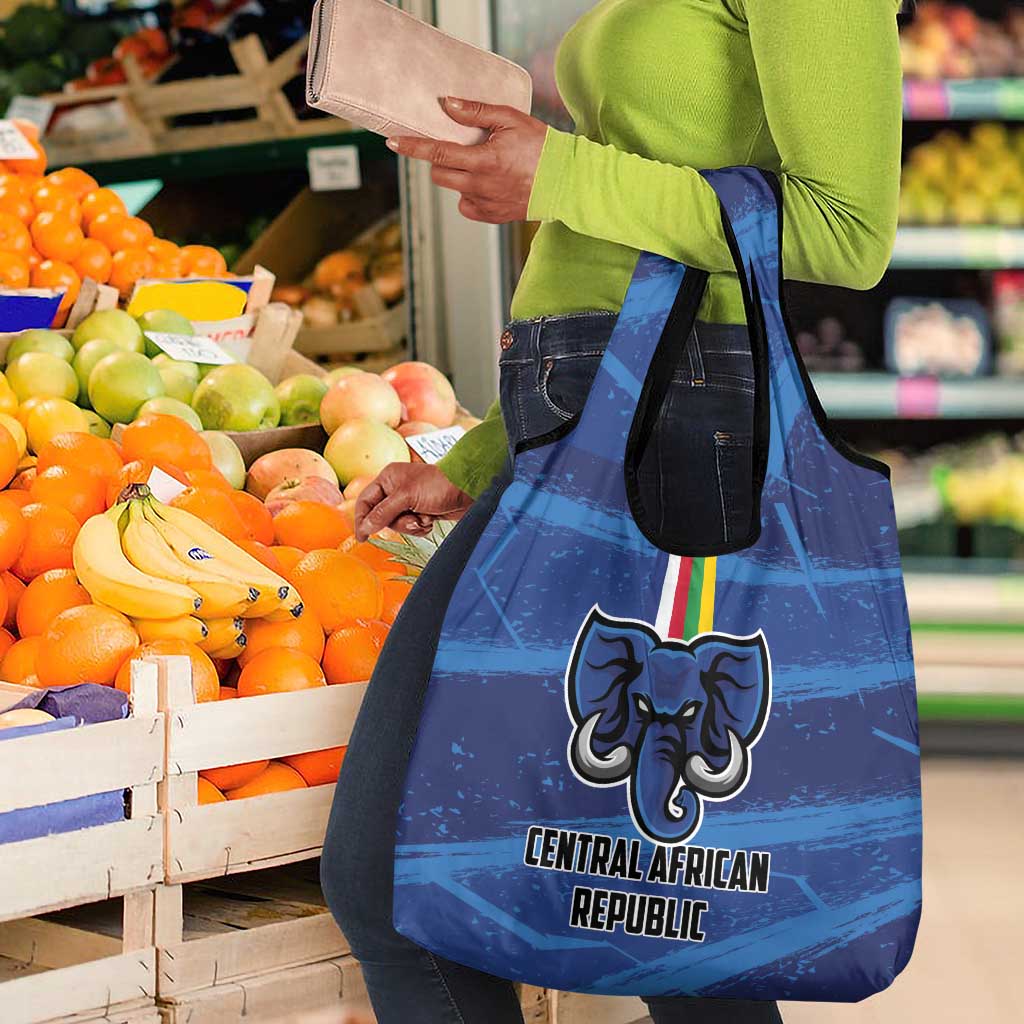 Central African Republic Football Grocery Bag African Come On Les Fauves