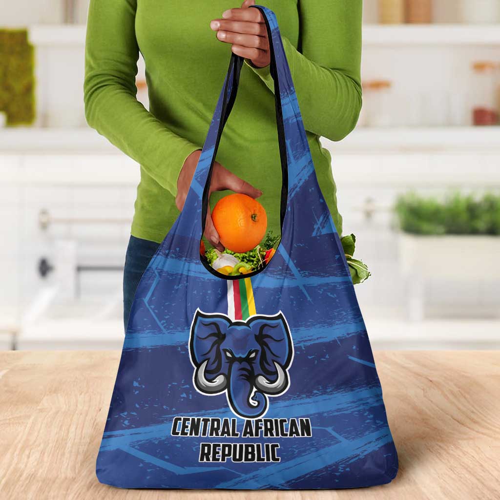 Central African Republic Football Grocery Bag African Come On Les Fauves