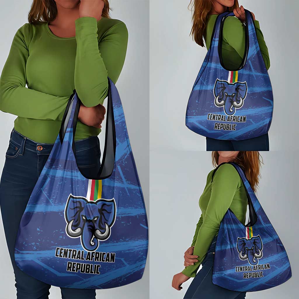 Central African Republic Football Grocery Bag African Come On Les Fauves