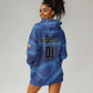 Custom Central African Republic Football Hoodie Dress African Come On Les Fauves