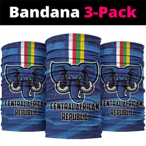 Central African Republic Football Neck Gaiter African Come On Les Fauves LT01