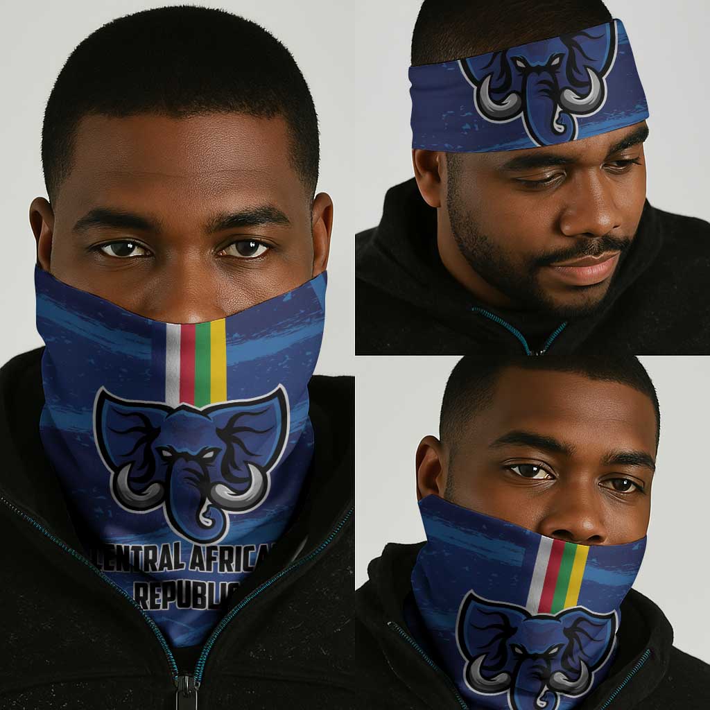 Central African Republic Football Neck Gaiter African Come On Les Fauves LT01