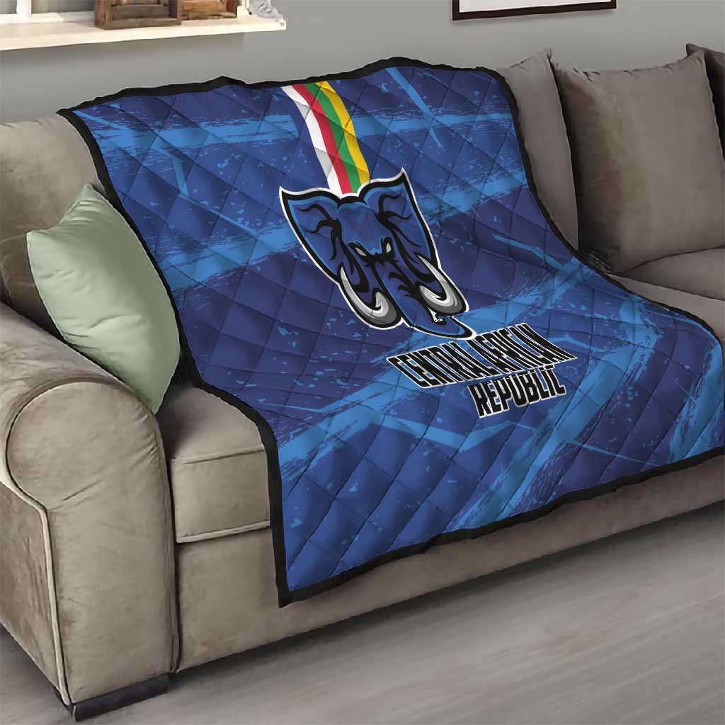 Central African Republic Football Quilt African Come On Les Fauves
