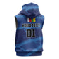 Custom Central African Republic Football Sleeveless Hoodie African Come On Les Fauves - African Pride