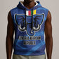 Custom Central African Republic Football Sleeveless Hoodie African Come On Les Fauves - African Pride
